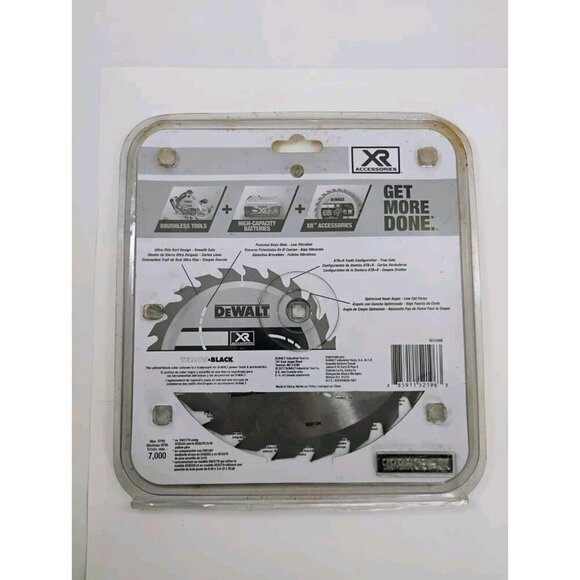 DeWALT 71/4" 24T FAST CUT Framing Saw Blades DWAXR3724 - TB7OCP lot of 2 - Picture 10 of 16